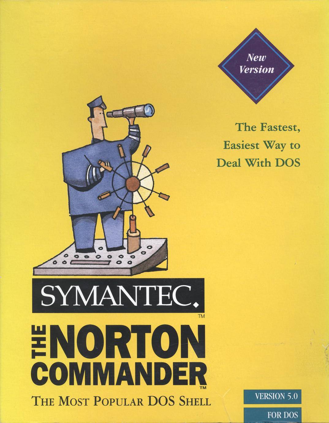 Norton kaptány sokáig tekerte a hajókormányt •  Fotó: betaarchive.com