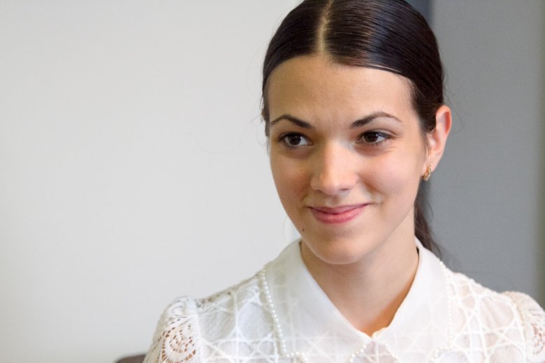 Suba Réka úgy véli, lehet segíteni az evészavaros embereken, de csak ha ők is akarják •  Fotó: Boda L. Gergely