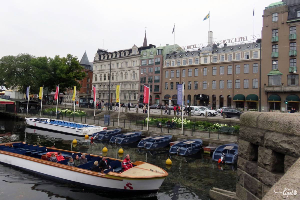 Malmö is a csatornák és hidak városa •  Fotó: Antal Erika