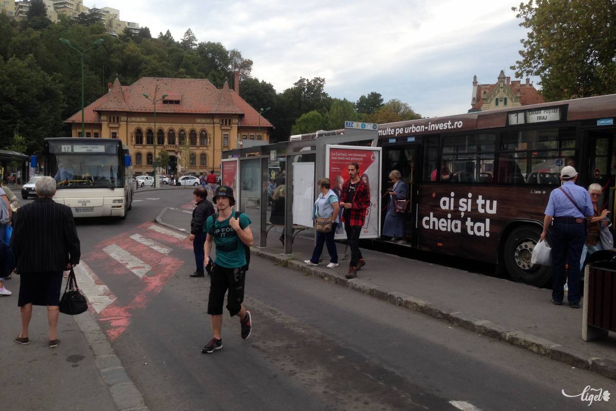 A Livada Poștei-re fordul a 17-es •  Fotó: Rédai Attila