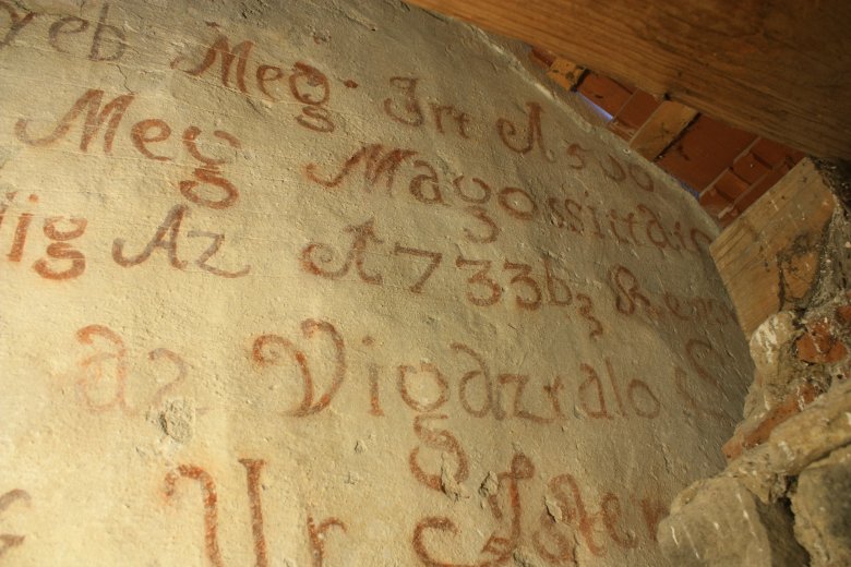 Az 1500-as esztendőre vonatkozó tudósítás 1733-ból •  Fotó: Kósa Béla
