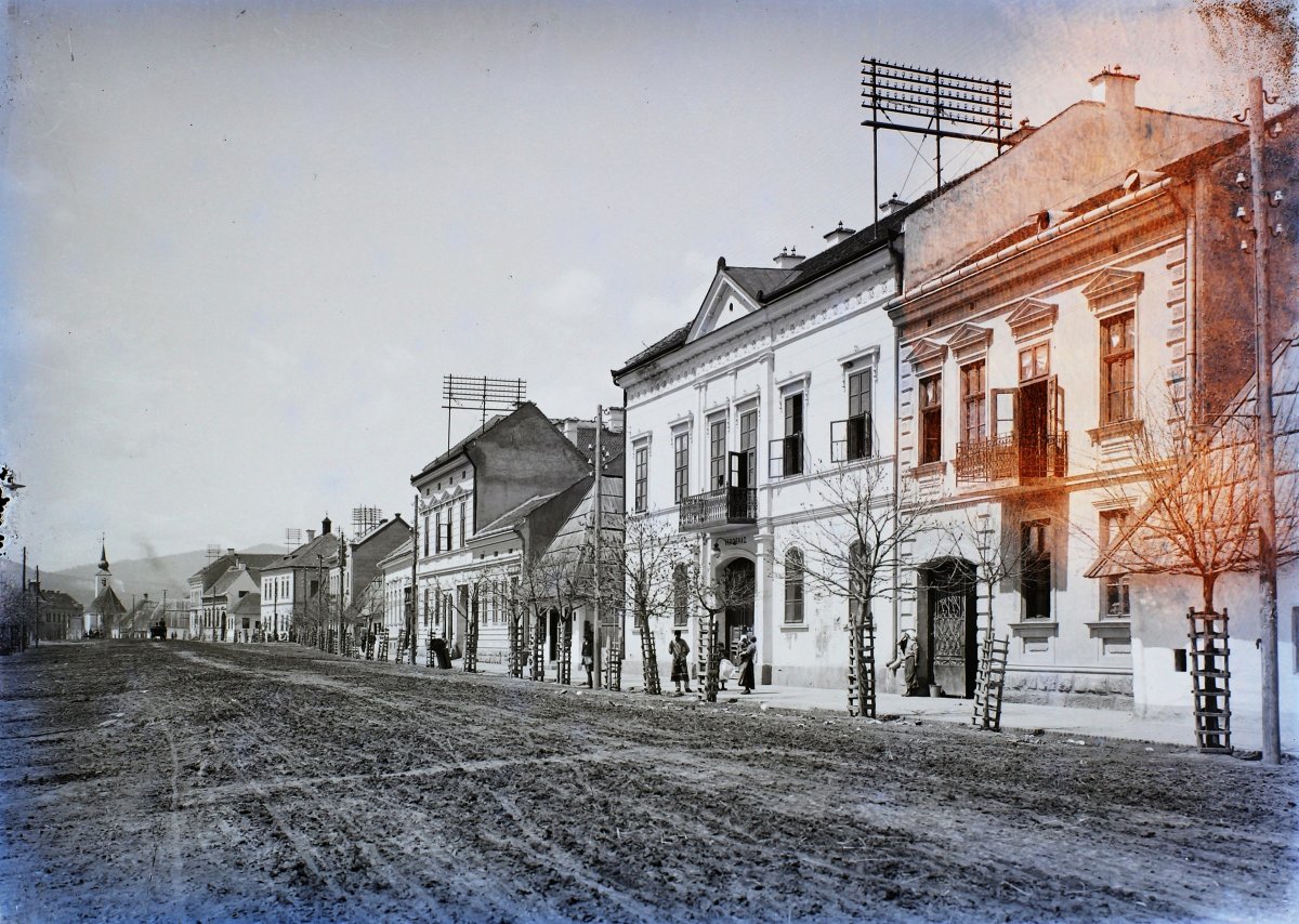 Csíkszereda, Fő tér, 1914 •  Fotó: Fortepan/Magyar Földrajzi Múzeum