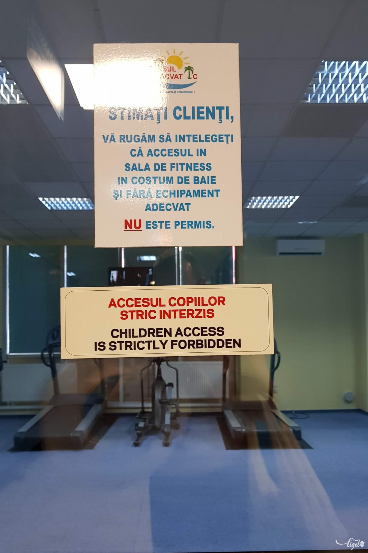 A fitnesztermet csak megfelelő szerelékben lehet látogatni •  Fotó: Rédai Attila