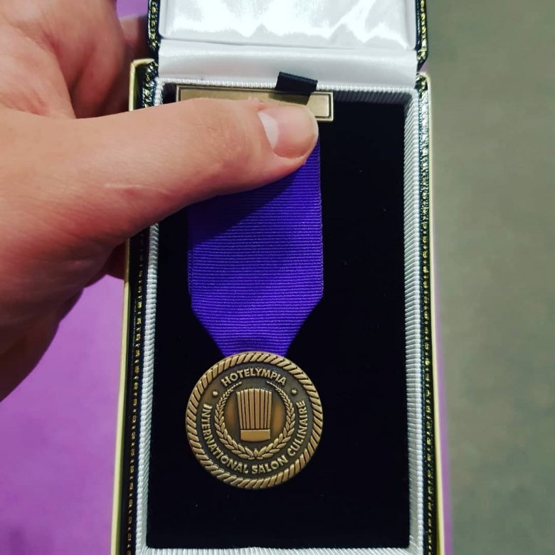 A bronzérem. Andrea első díja egy szakácsversenyen 