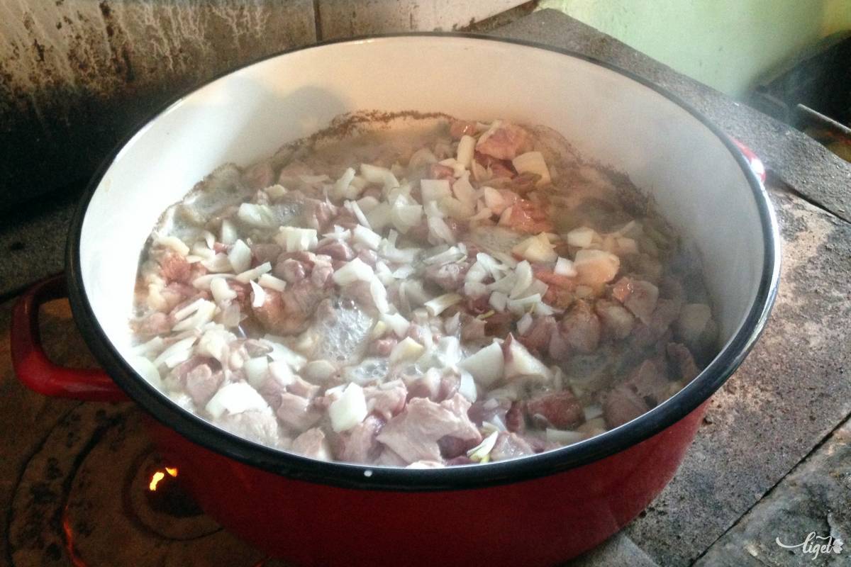 Torokpecsenyét az éhes népnek! •  Fotó: Rédai Attila