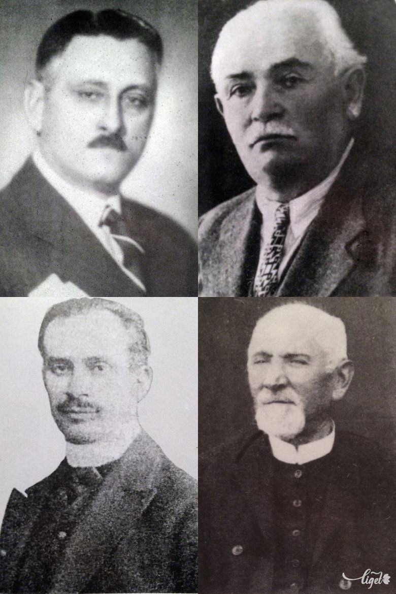 Aurel Baciu, Ioan Harșia, Octavian Tăslăuanu és Vasile Suciu 