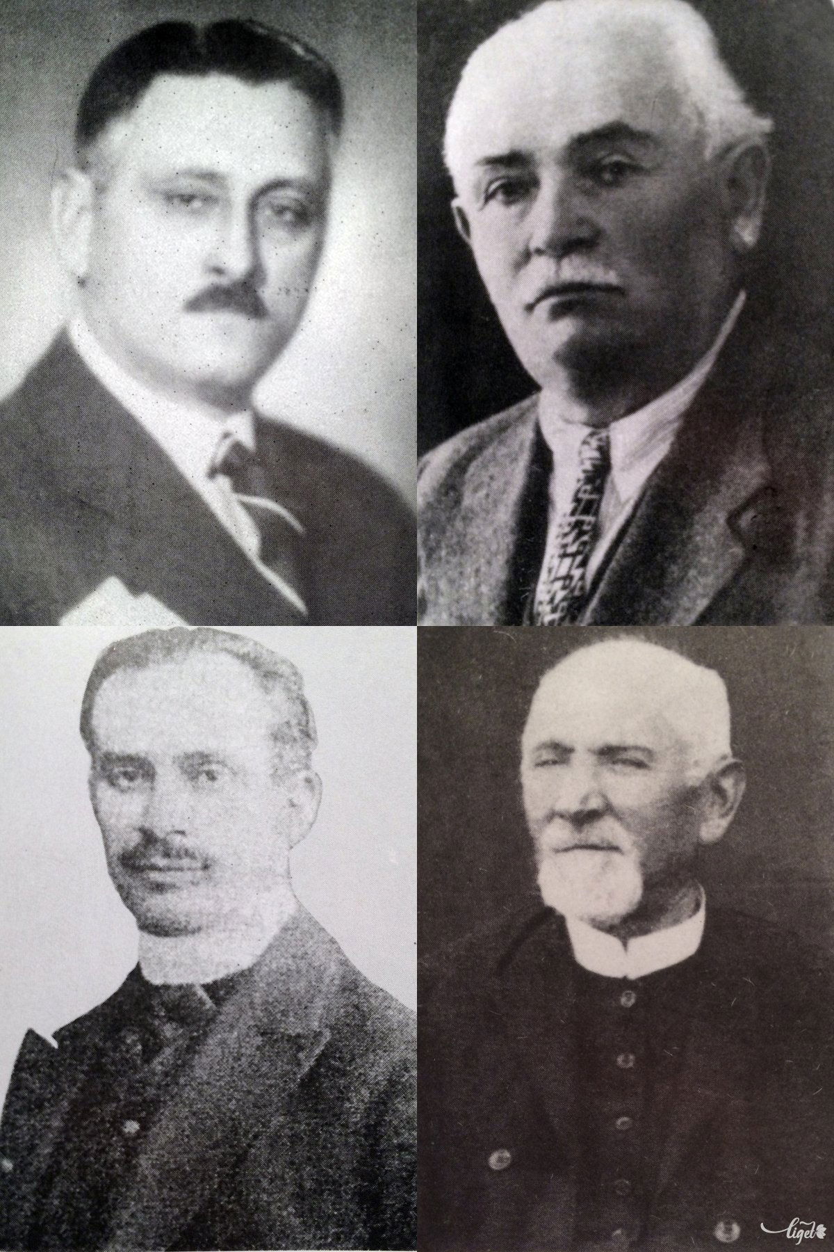Aurel Baciu, Ioan Harșia, Octavian Tăslăuanu és Vasile Suciu 