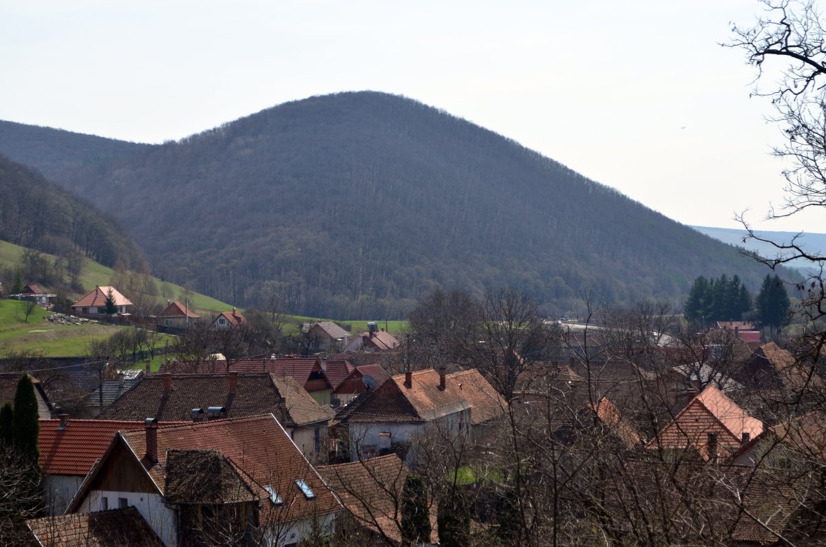 Várhegy, Herecz várával •  Fotó: Jánosi Csaba