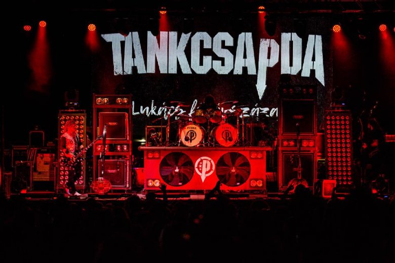 A magyar rockzene egyik legismertebb bandája, a Tankcsapda  is színpadra lépett •  Fotó: Facebook/Double Rise