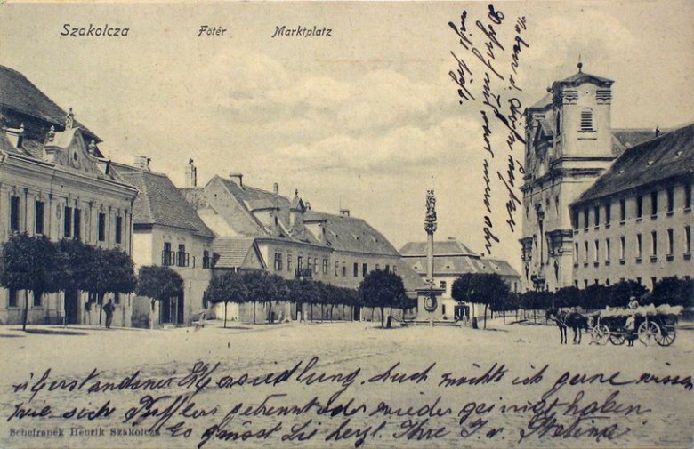 Szakolca 1908-ban. Ezt a kisvárost jelölték ki az udvarhelyi főreáliskolának 