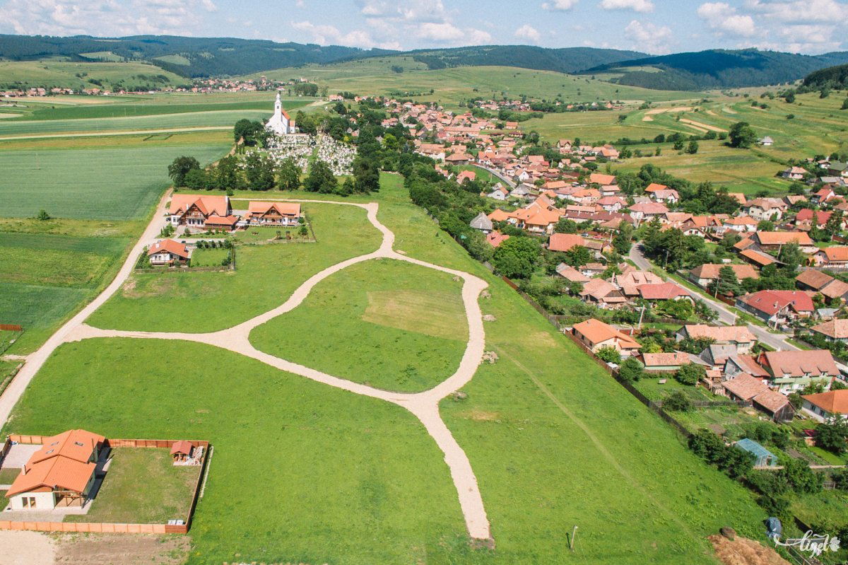 A skanzen tervezett elhelyezése •  Fotó: Farkas Tamás