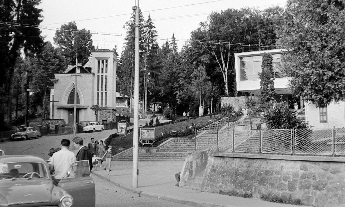 Szovátafürdő 1965-ben •  Fotó: Fortepan