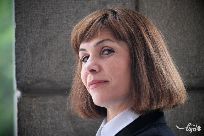 Szabó Enikő: ez nem csak az én díjam, hanem az egész társulat munkáját elismerik •  Fotó: Veres Nándor