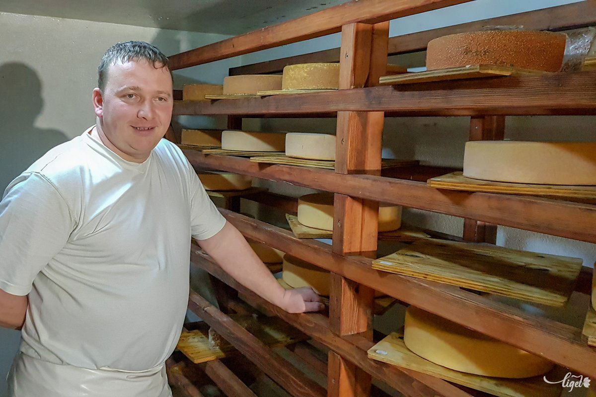 Bálint Attila, tekerőpataki sajtkészítő. Tavaly ő lett a Kárpát-medence legjobb sajtkészítő mestere •  Fotó: Rédai Attila
