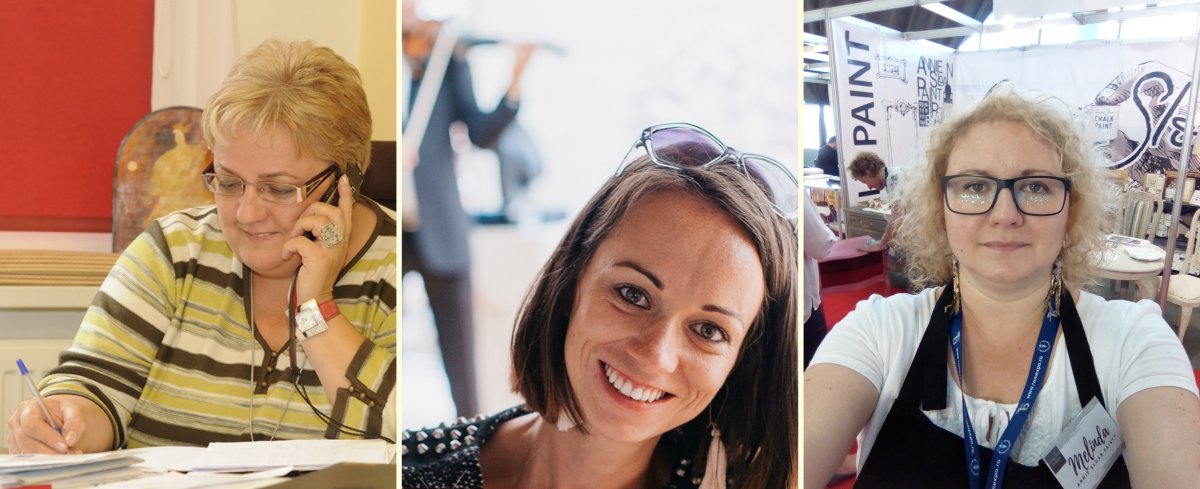Lázár Anna, László Zsuzsa és Puskai Melinda •  Fotó: Liget-montázs