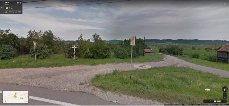Így nézett ki 2018 júliusában az a terület, ahová a legendárium a talán Petőfi nyughelyéül is szolgáló tömegsírt helyezi •  Fotó: Forrás: Google Maps
