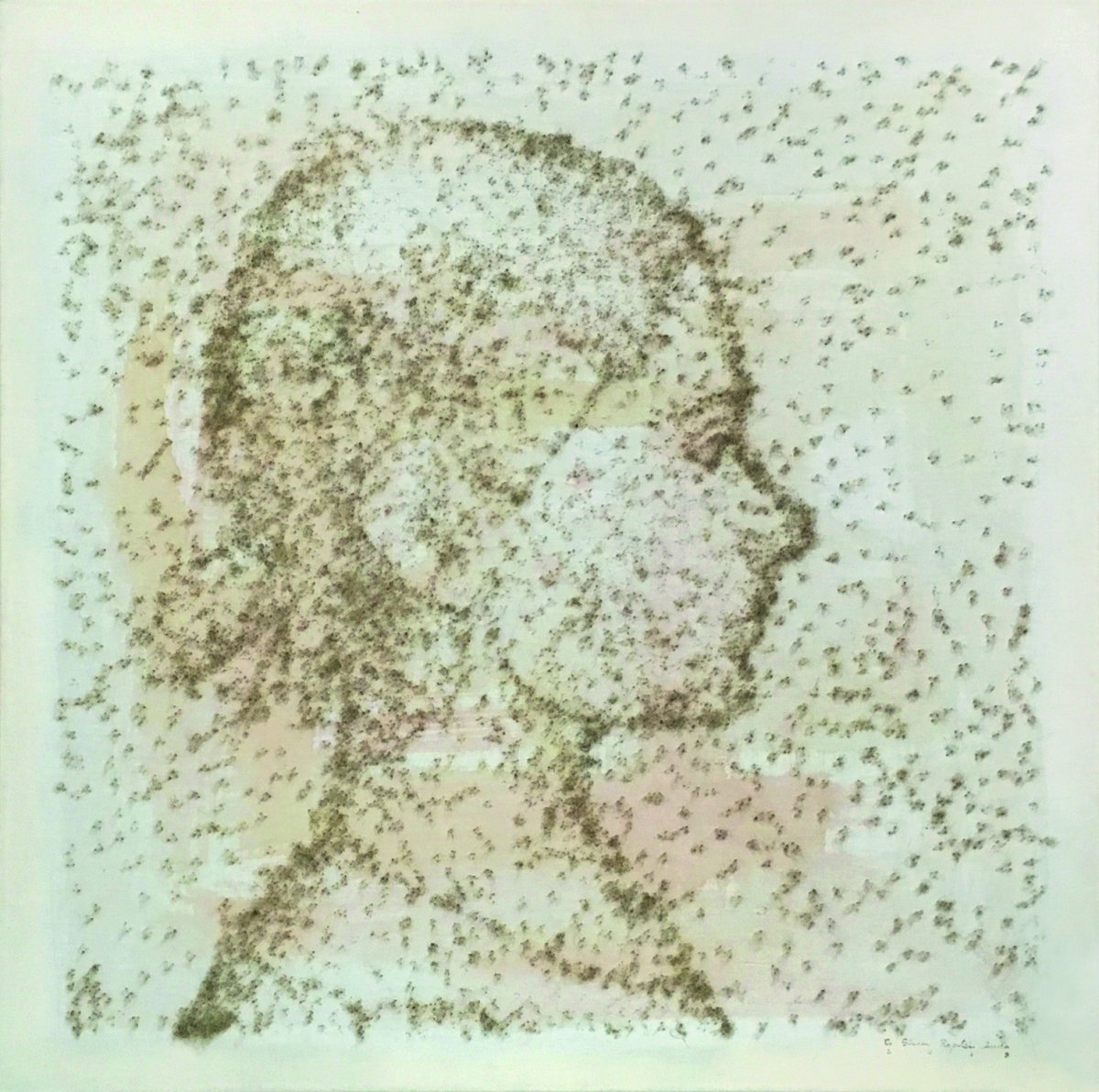 Csillag Simon Repolski Imola (80 x80 cm, 2018, saját technika) 