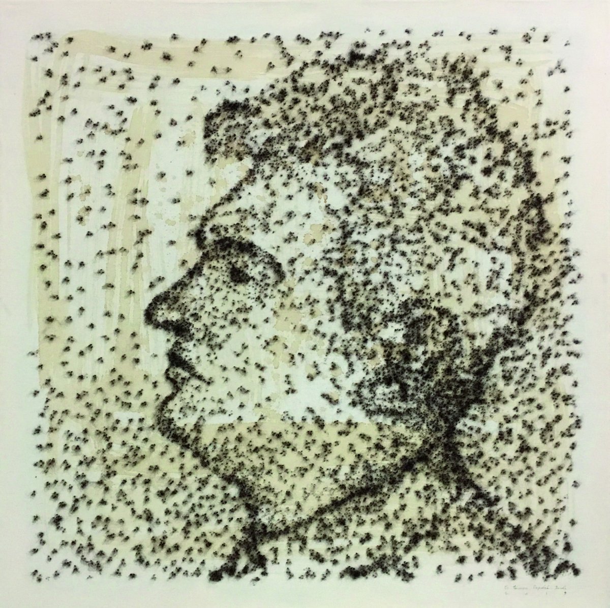 Csillag Simon Repolski Imola (80 x80 cm, 2018, saját technika) 