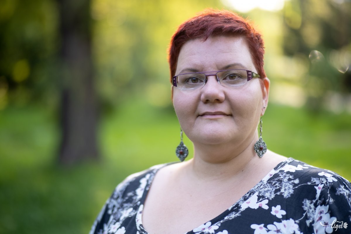 Gedő Mária angol-német szakos tanár, szabadidejében kézműves •  Fotó: Veres Nándor