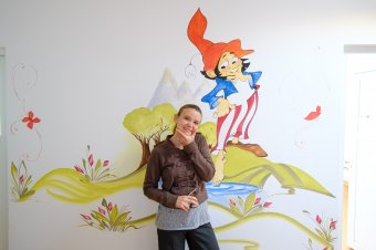 Daradics Karina és a kórházi mesevilág