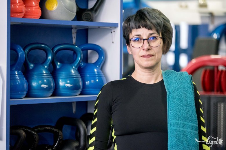 Molnár-Barabás Zsófia okleveles személyi edző: a szabály mindenki számára kötelező kellene legyen •  Fotó: Veres Nándor