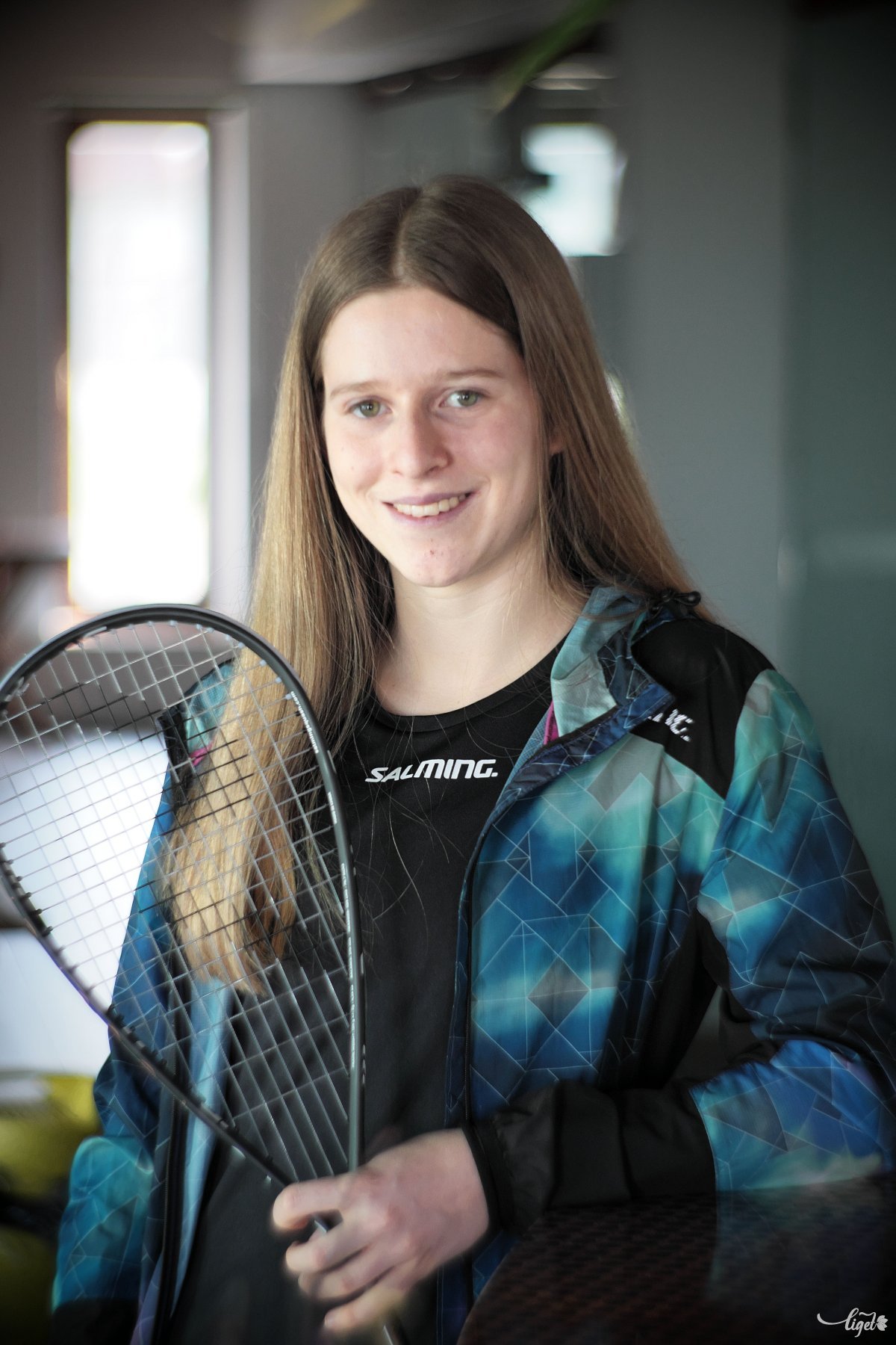 Szász Kincső csíkszeredai squashjátékos •  Fotó: Veres Nándor