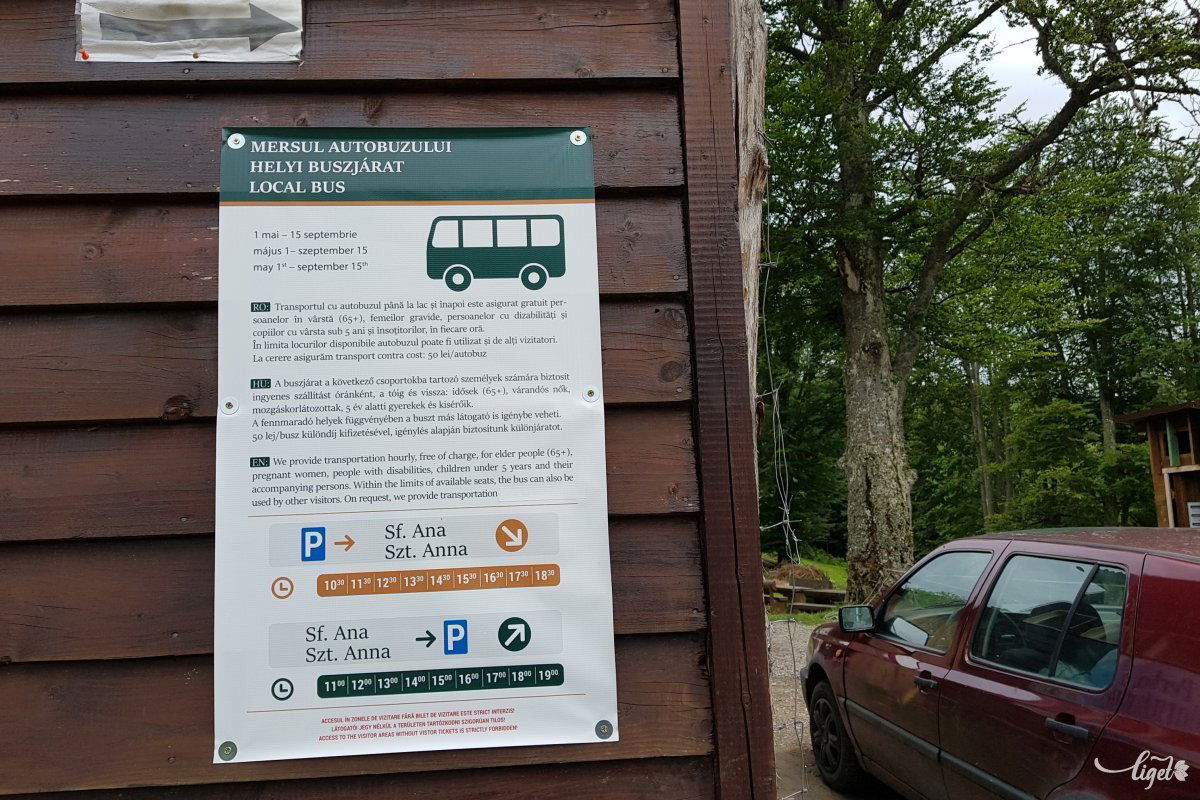 Tudnivalók a buszjáratról. Maszkot nem igazán viselnek rajta •  Fotó: Rédai Attila
