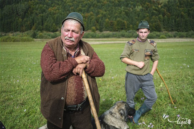 Apa és fia az „irodában” •  Fotó: Veres Nándor