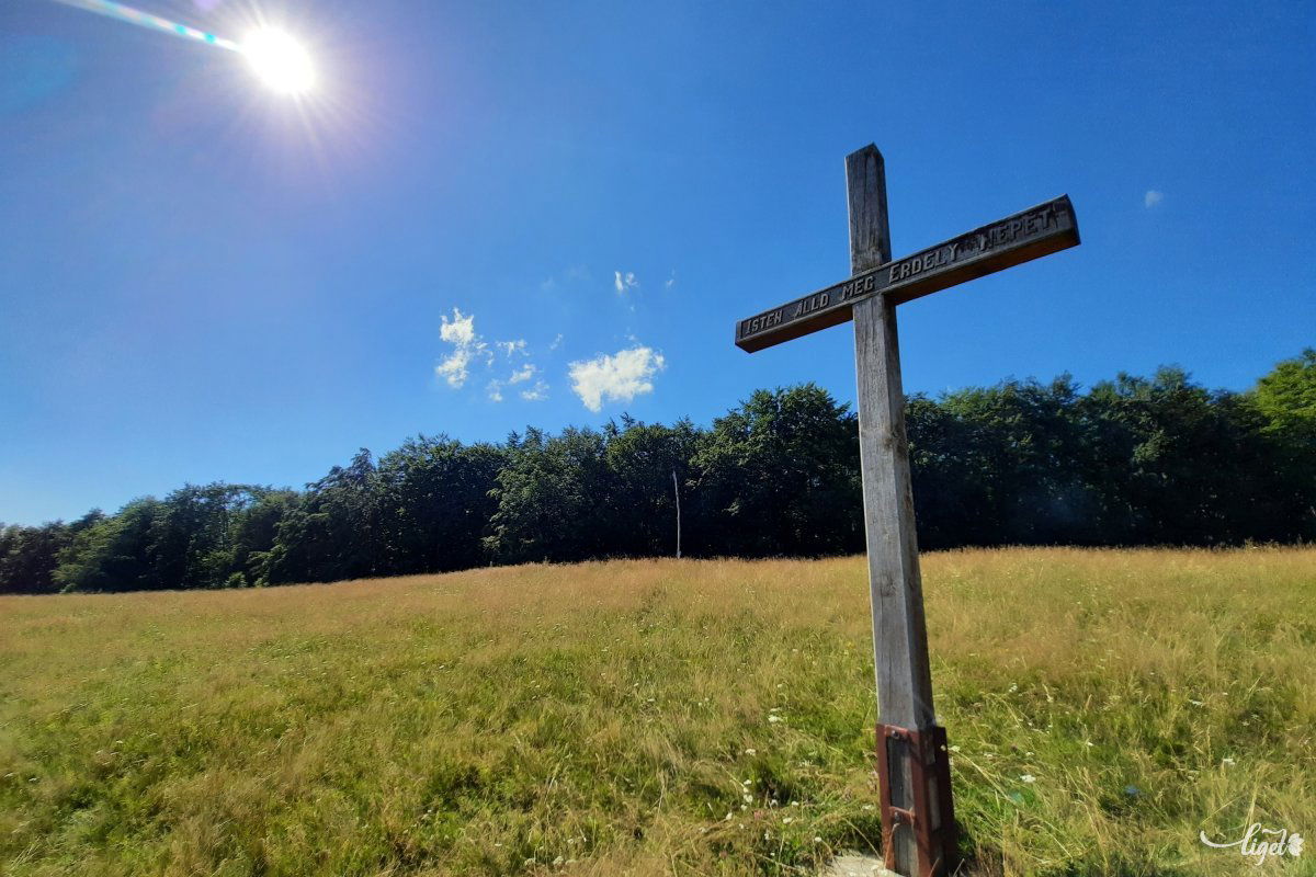 Most kereszt jelöli a helyet •  Fotó: Rédai Attila