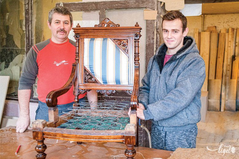 Kézdi Elemér és fia, Csongor •  Fotó: Veres Nándor