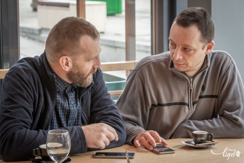 Szabó Zsolt (Zoárd) és János-Széll István •  Fotó: Pinti Attila