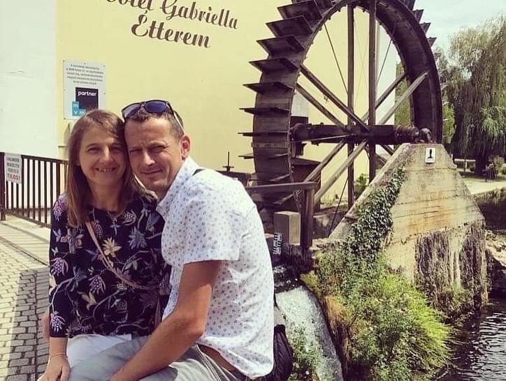 Kinga és férje, Szabolcs •  Fotó: Gálfi Kinga személyes archívuma