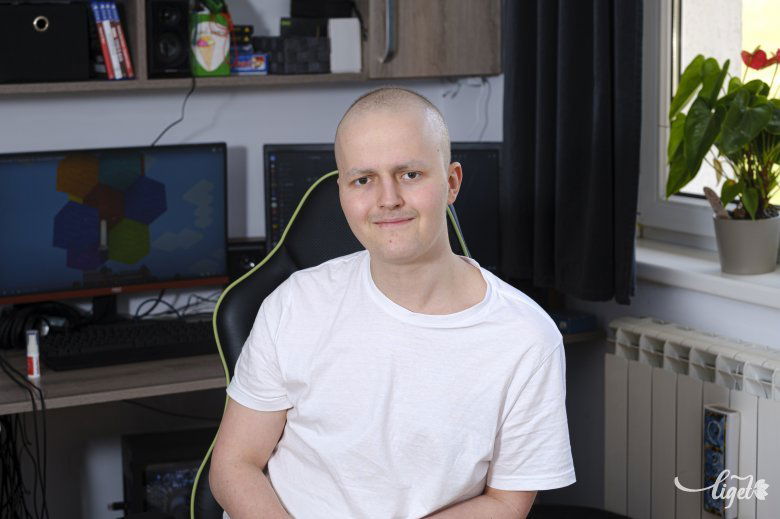 A csíkszentléleki fiatalembert tavaly októberben pleomorf liposzarkómával diagnosztizálták •  Fotó: Veres Nándor