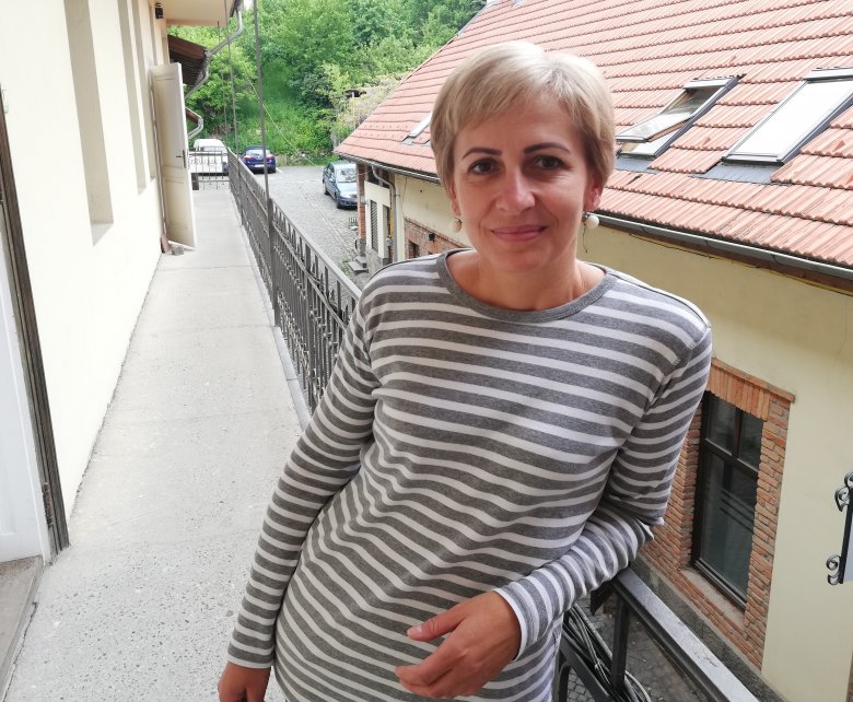 Grosu Gabriella több mint húsz éve dolgozik szülésznőként Csíkszeredában •  Fotó: D. Balázs Ildikó