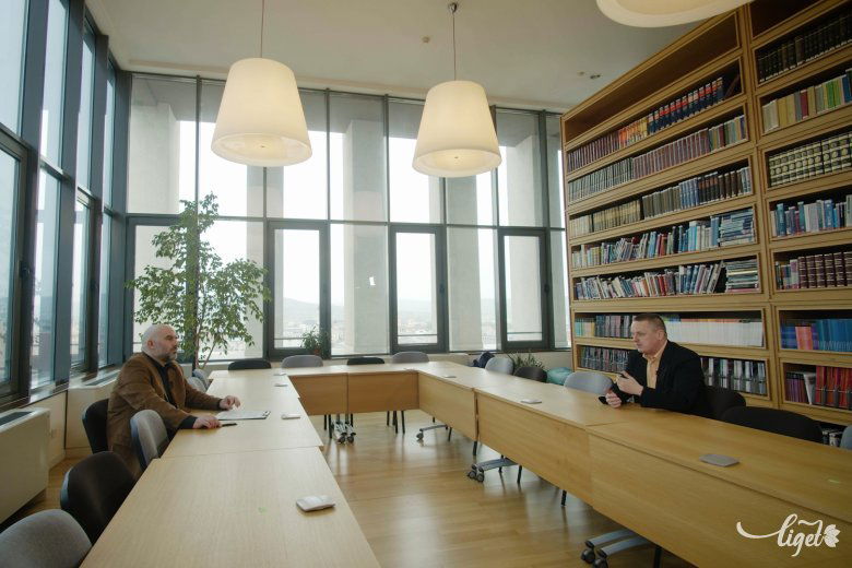 Évfordulós interjú a Nézőpontban •  Fotó: Médiatér