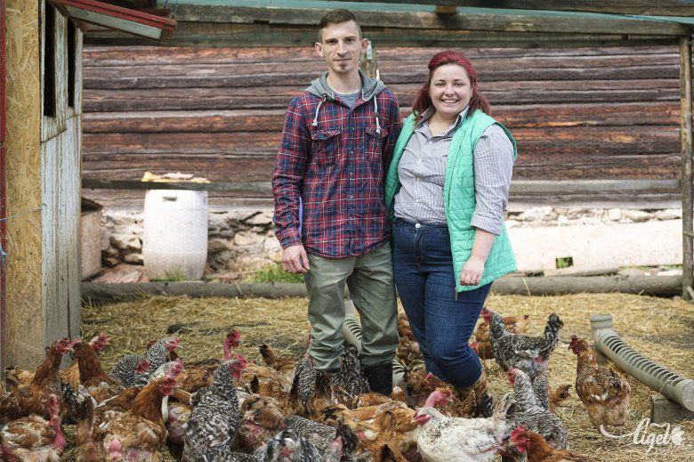 Kurkó Timi és Norbi, a Szapora farm megálmodói •  Fotó: Veres Nándor