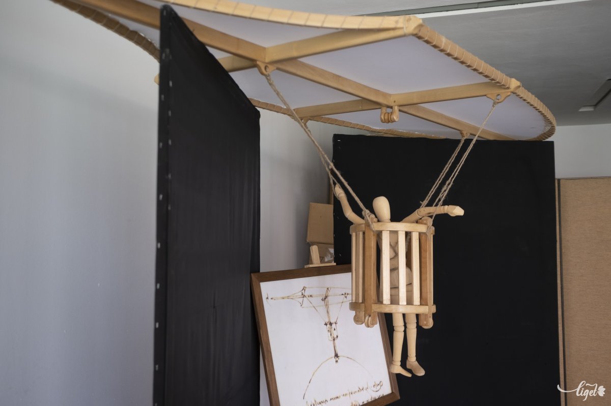 Da Vinci a repülés megszállottja volt •  Fotó: Veres Nándor