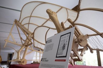 Leonardo da Vinci lenyűgöző szerkezetei Csíkszeredában