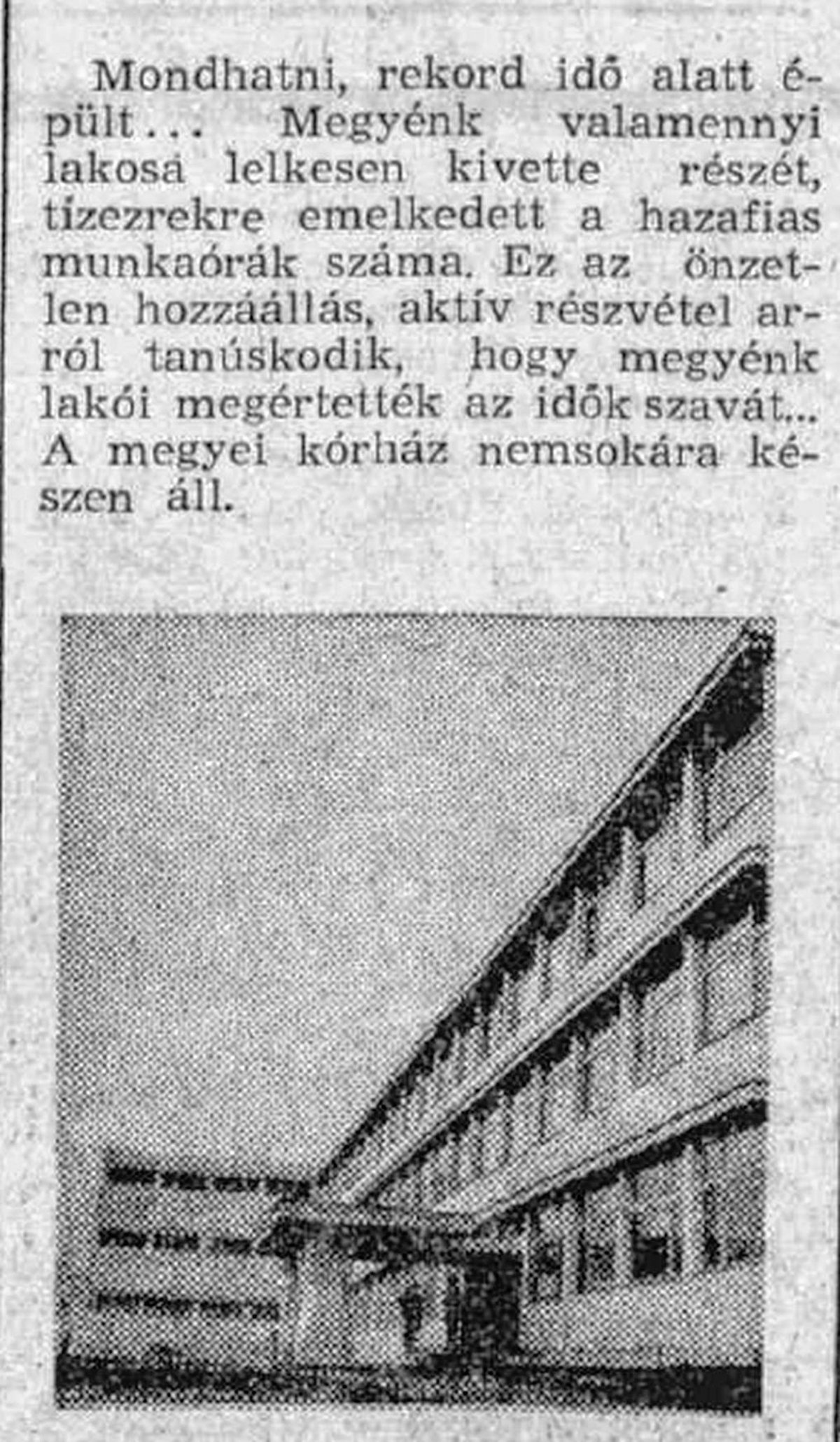 Hargita, 1971. május 1. •  Fotó: Forrás: a Csíkszeredai Megyei Sürgősségi Kórház gyűjtése