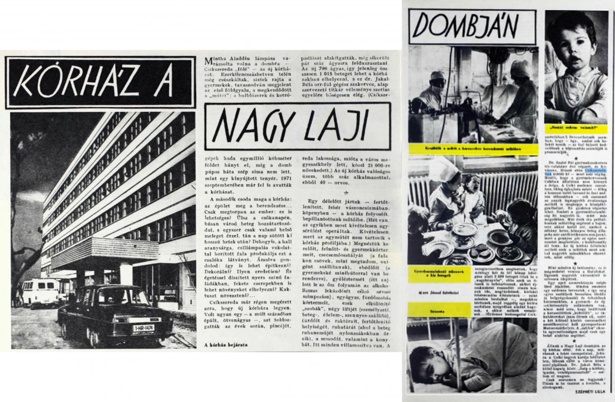 Új Élet, 1972. február 10. •  Fotó: Forrás: a Csíkszeredai Megyei Sürgősségi Kórház gyűjtése