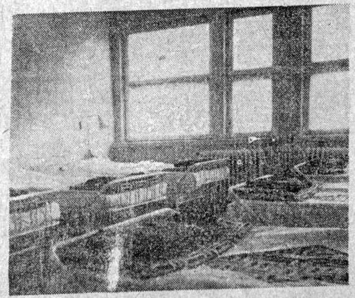 Mintaszoba az épülő kórházban, Hargita, 1970. december 27. •  Fotó: Forrás: a Csíkszeredai Megyei Sürgősségi Kórház gyűjtése