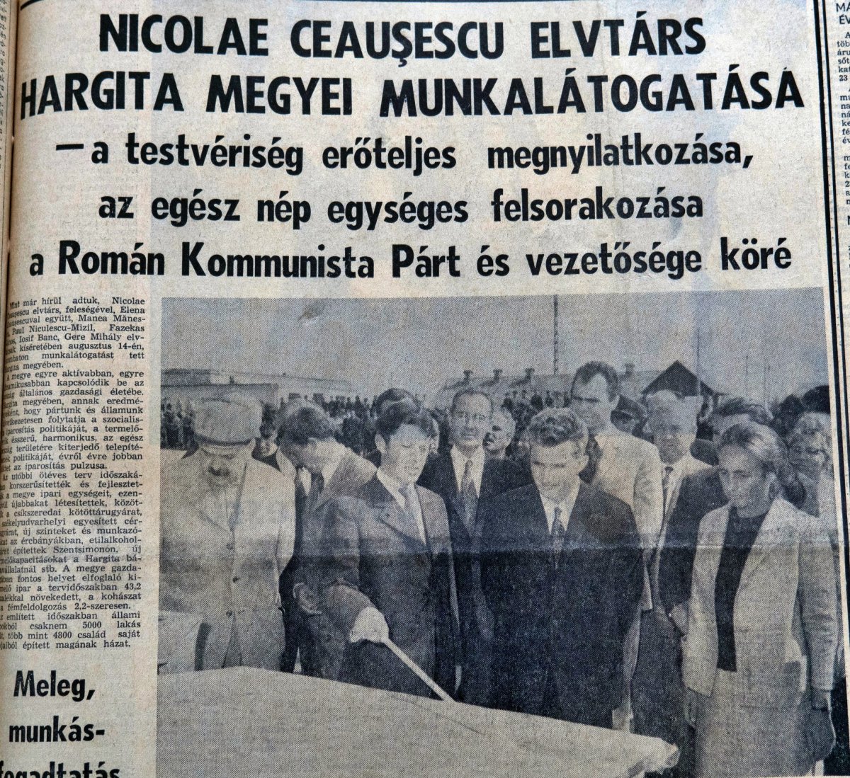 Hargita, 1971. augusztus 16. •  Fotó: Forrás: a Csíkszeredai Megyei Sürgősségi Kórház gyűjtése