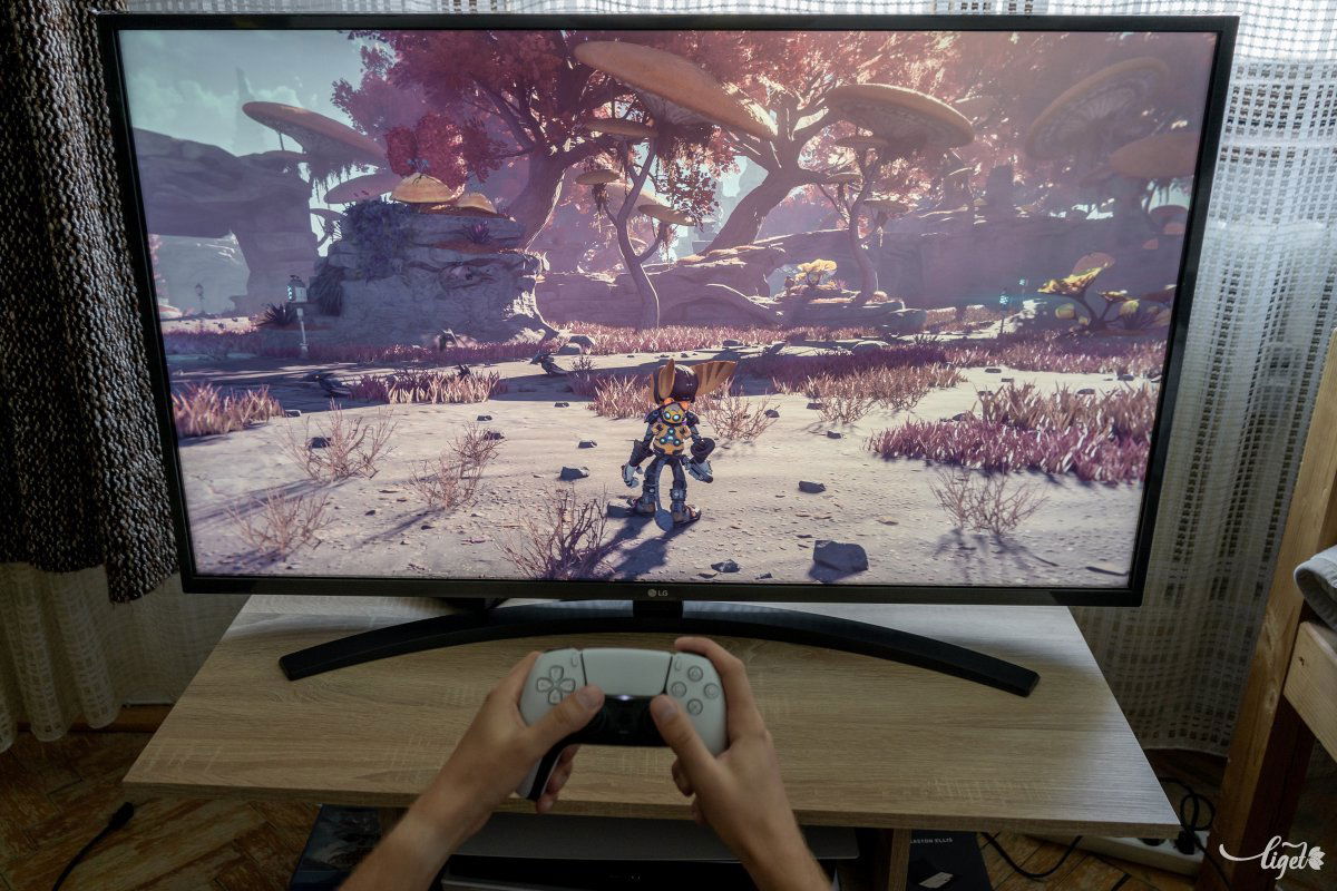 Ilyen a látvány 4K-ban, úgy, hogy a képfrissítés nem esik 60 FPS alá •  Fotó: Pinti Attila