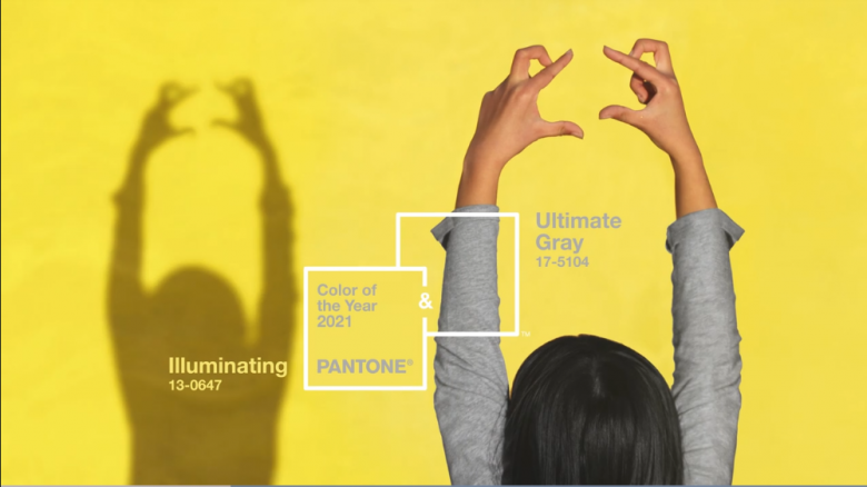 Vibráló árnyalatok: képkocka az év színeit bemutató videóból •  Fotó: Forrás: Pantene.com