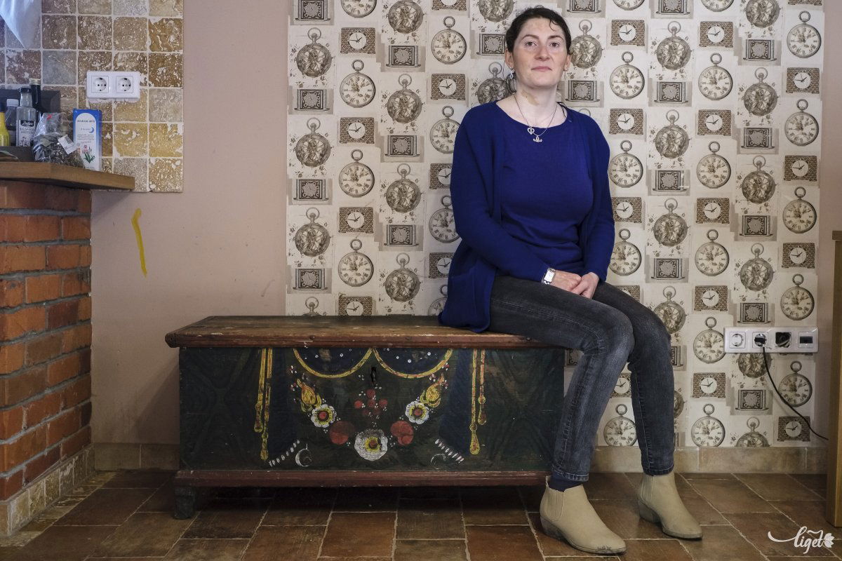 Bíró Hanna, akárcsak sokan mások, alkotói minőségben először a Ligetben mutatkozott be •  Fotó: Veres Nándor