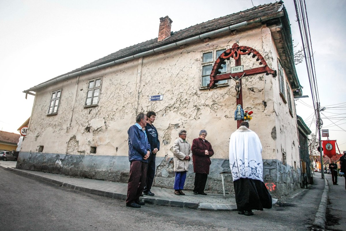 Útban a határ felé •  Fotó: Balázs Attila