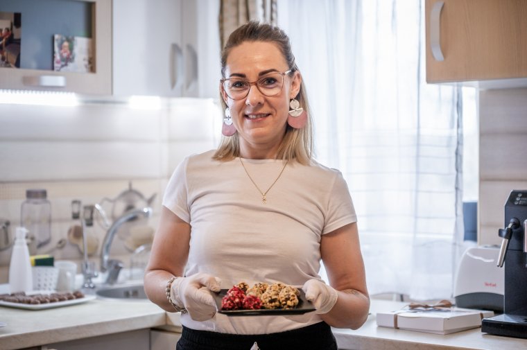 A csokikészítés imádatában: Török-Tulit Szidónia