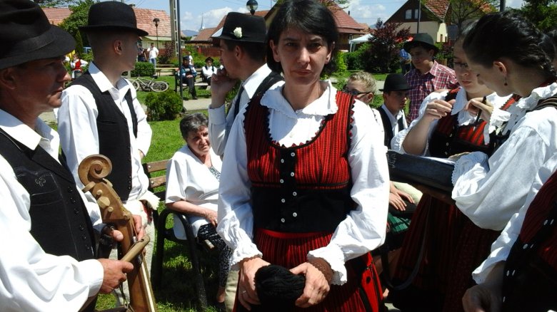 Székely népviseletben Darvas Piroska •  Fotó: Darvas Piroska személyi archívuma