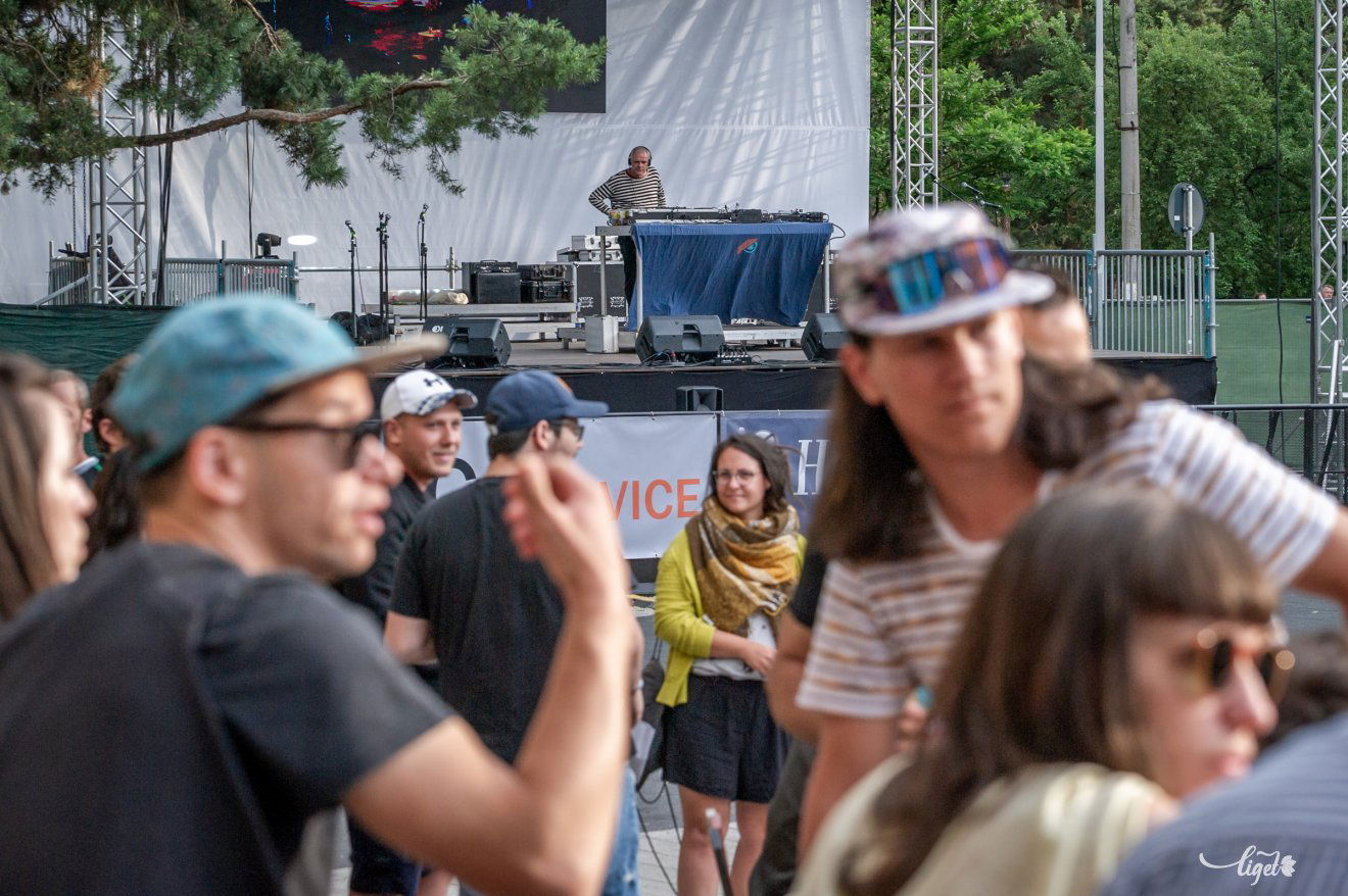 „A közönség vette át az irányítást, nekem pedig ki kell találnom, hogy ők mit akarnak.” •  Fotó: Pinti Attila