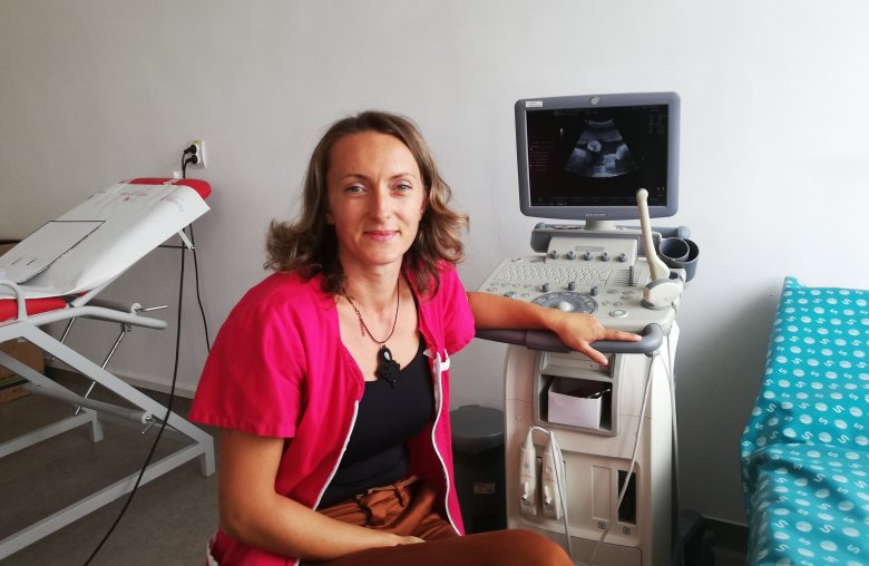 Dr. Felházi Réka, a Csíkszeredai Megyei Sürgősségi Kórház szülész-nőgyógyász szakorvosa •  Fotó: D. Balázs Ildikó